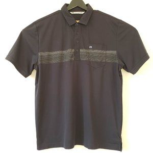 TRAVIS MATHEW Black Golf Polo Shirt XL